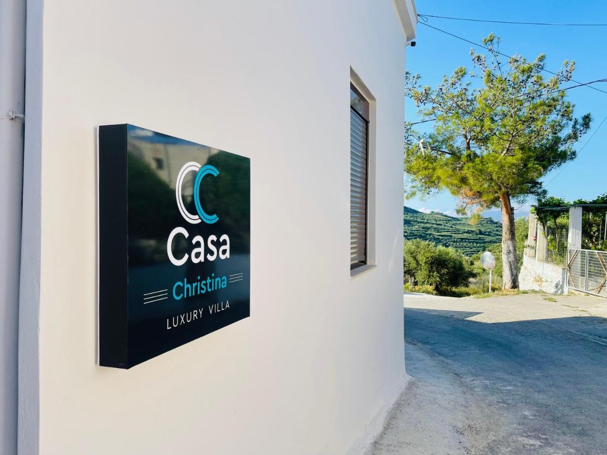 Casa Christina-Luxury Villa Kíssamos Exterior foto