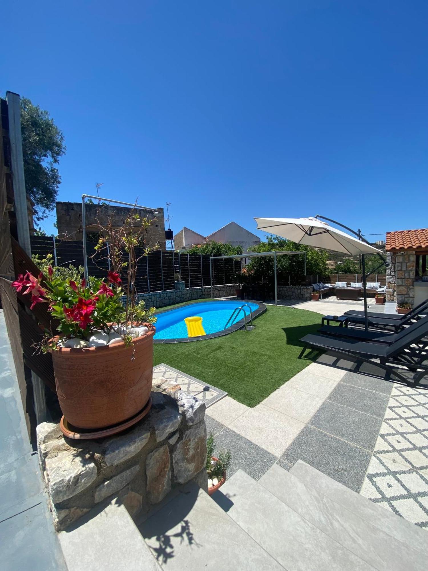 Casa Christina-Luxury Villa Kíssamos Exterior foto