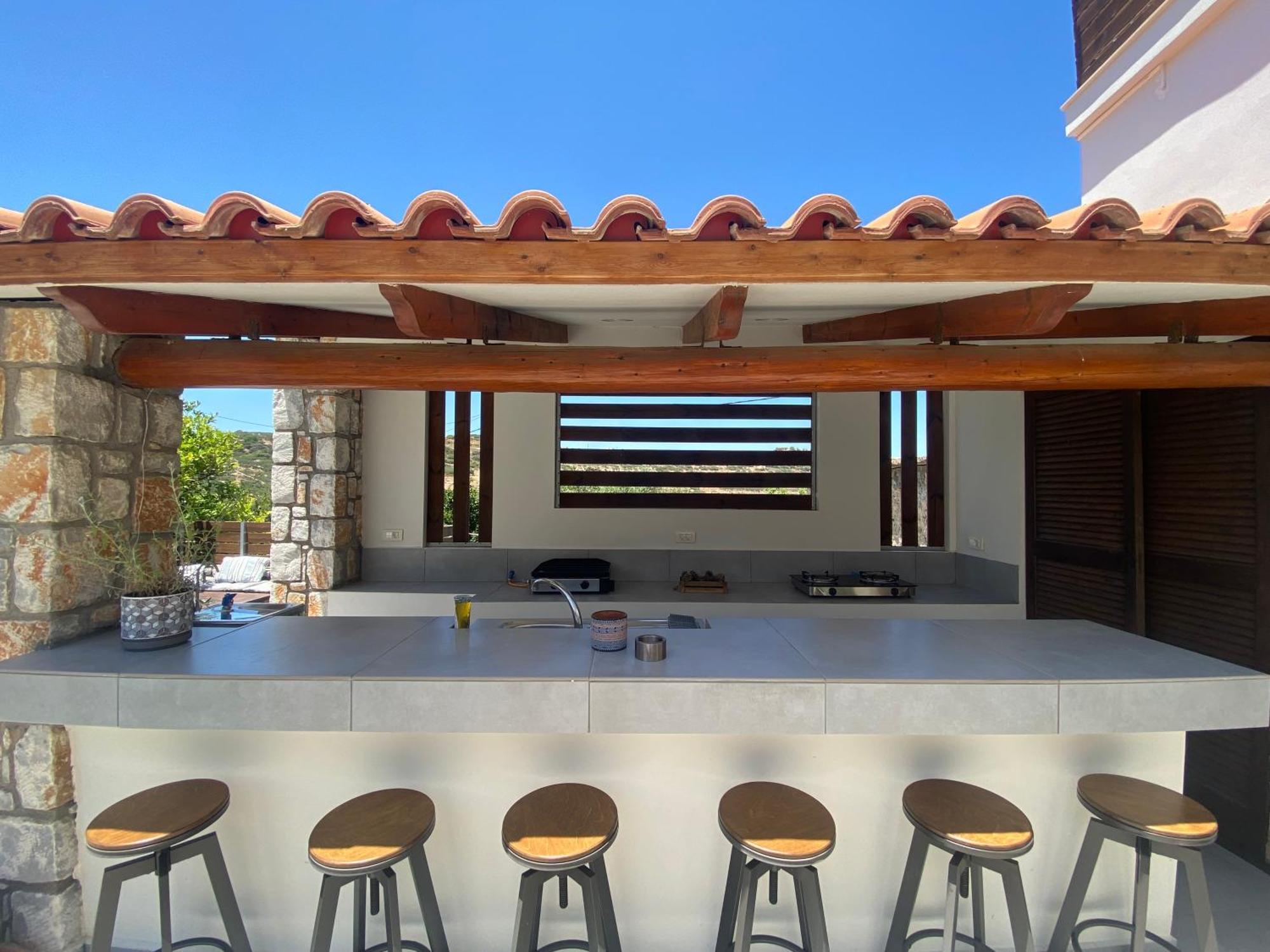 Casa Christina-Luxury Villa Kíssamos Exterior foto
