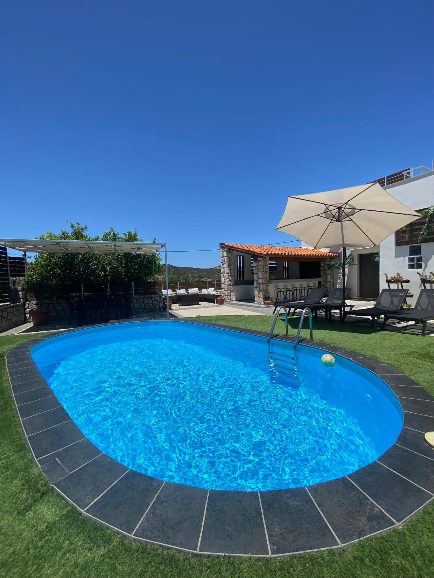 Casa Christina-Luxury Villa Kíssamos Exterior foto